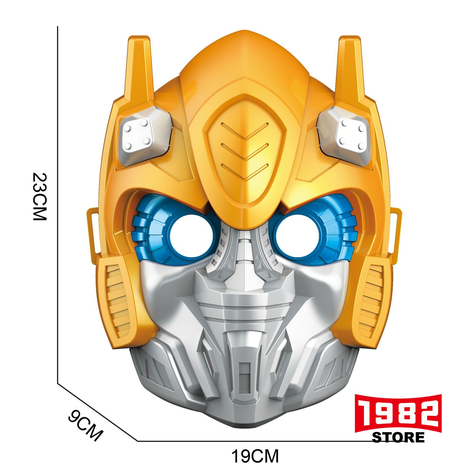Liiang 1601 Optimus Prime & Bumblebee Transformers Masks - Kids' Halloween Costume Props, Child-Friendly Cosplay Gear, Halloween Gifts for Children, Deformable Dress-Up Masks, Toddler Costume Accessories, Fun Kids' Cosplay Add-Ons