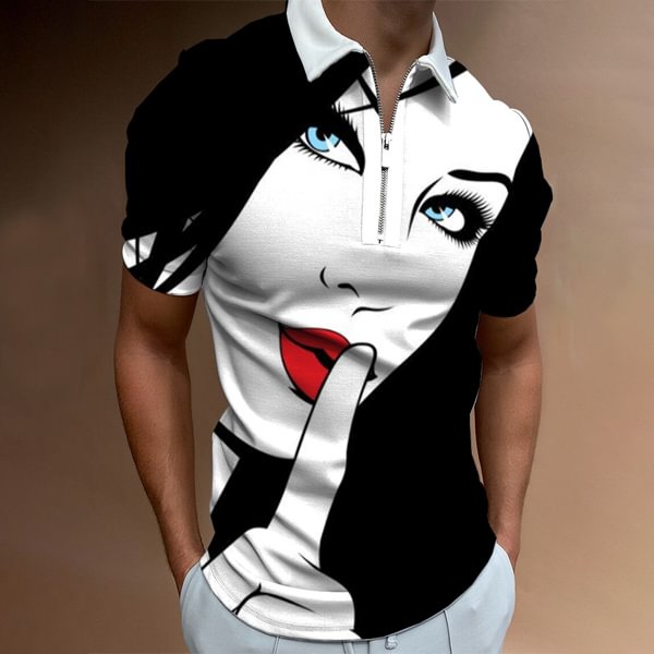Trendy Full-screen Printing High-end Shirt