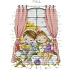 4 Season Window-Autumn-14CT Stamped Cross Stitch Kit(27x36cm)