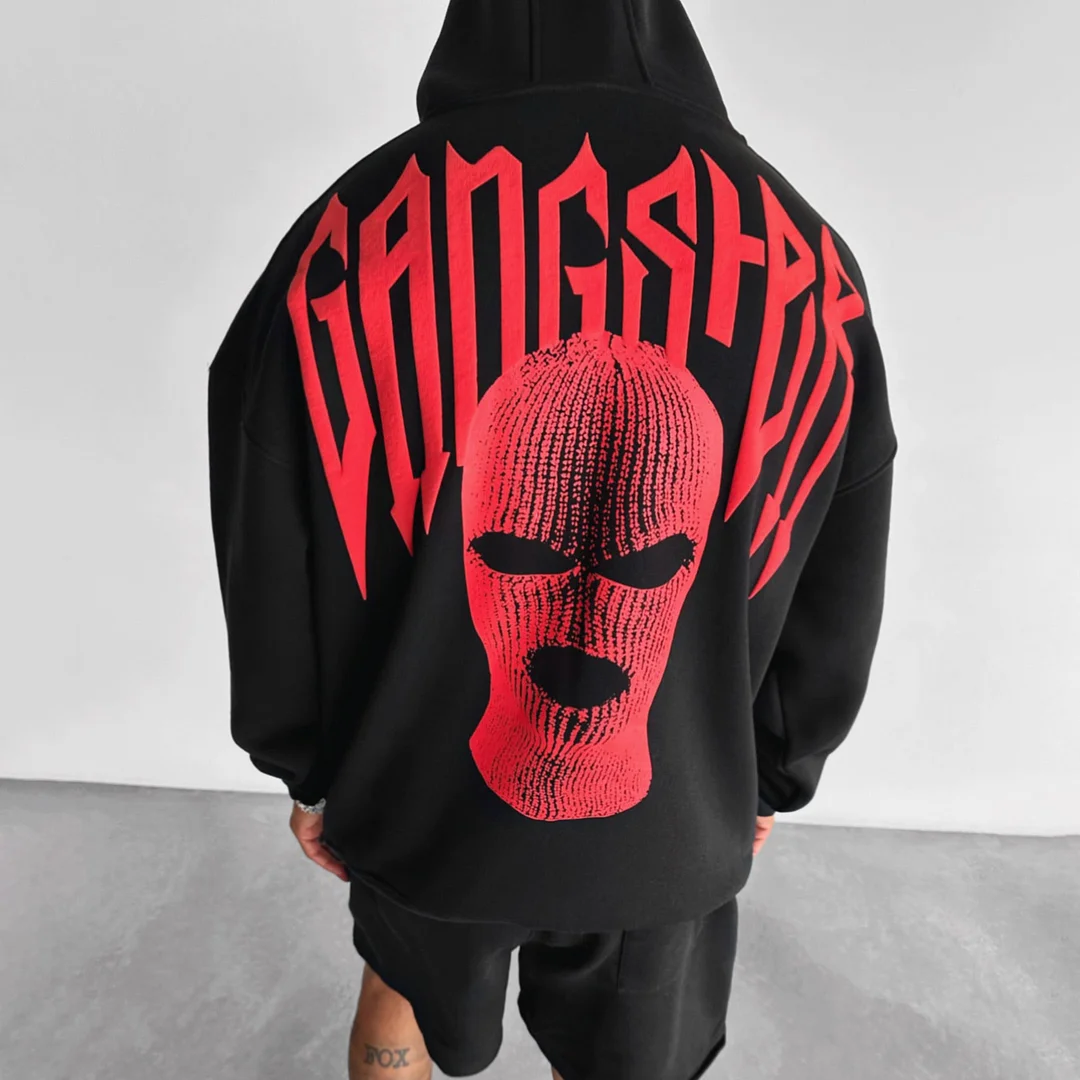 Oversize Gangster Hoodie、、URBENIE