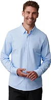 Rhone Men's Commuter Shirt, Performance Dress Shirts for Men, Machine Washable, Wrinkle Resistant, Slim Fit Button Down Shirt