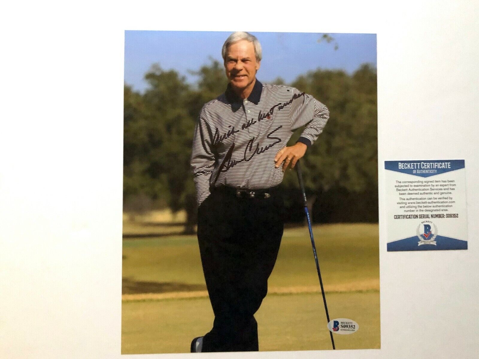 Ben Crenshaw Hot! signed autographed golf legend 8x10 Photo Poster painting Beckett BAS coa