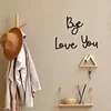 Love You Bye Wood Sign Wall Art Express Love and Warm for Your Family Lovers