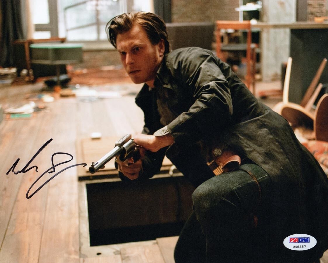 Noah Segan SIGNED 8x10 Photo Poster painting Brick Looper Deadgirl PSA/DNA AUTOGRAPHED