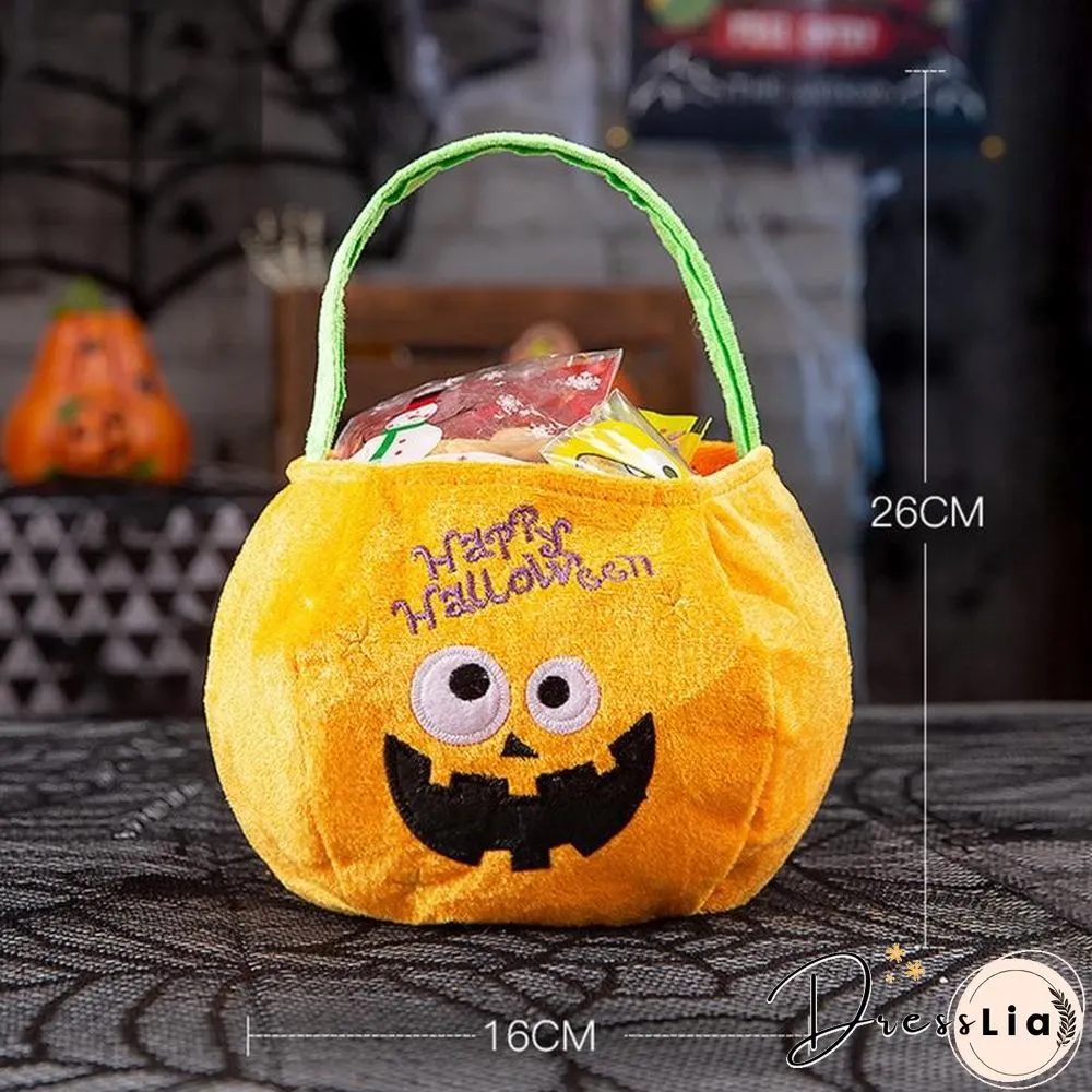 Halloween Candy Bag Gifts Bag Party Favors Storage Pouch Protable Handbag