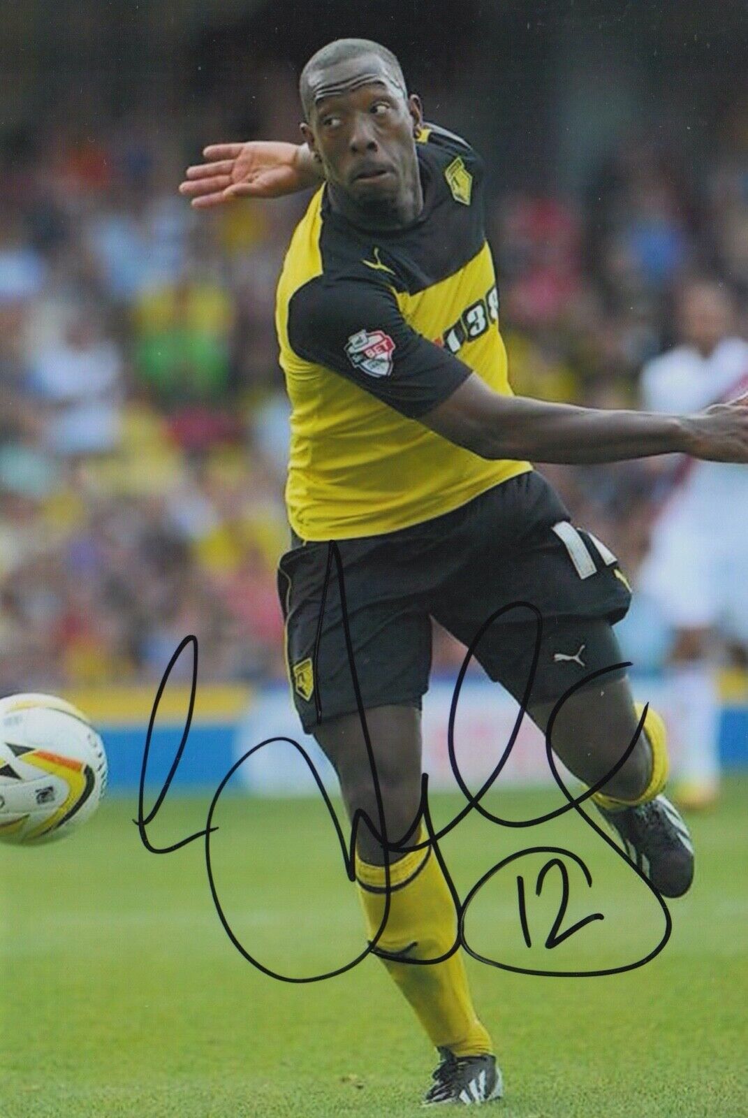 LLOYD DOYLEY HAND SIGNED 6X4 Photo Poster painting - FOOTBALL AUTOGRAPH - WATFORD.