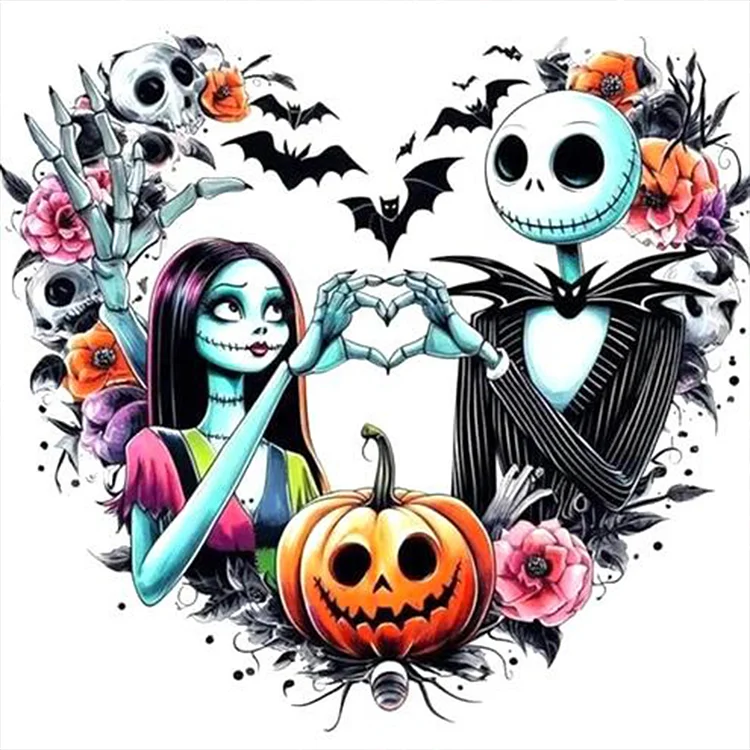 Halloween The Nightmare - Full Round - Diamond Painting(30*30cm)
