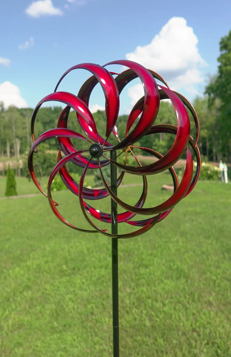 Red Windward - Kinetic Windspinner