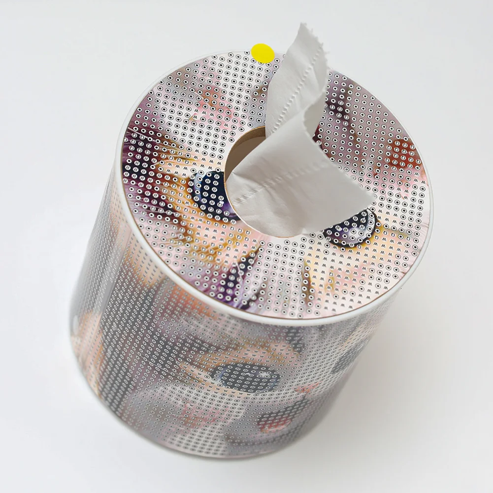 Cute Kitten DIY Diamond Painting Handmade Tissue Holder Rhinestones Tissue Box