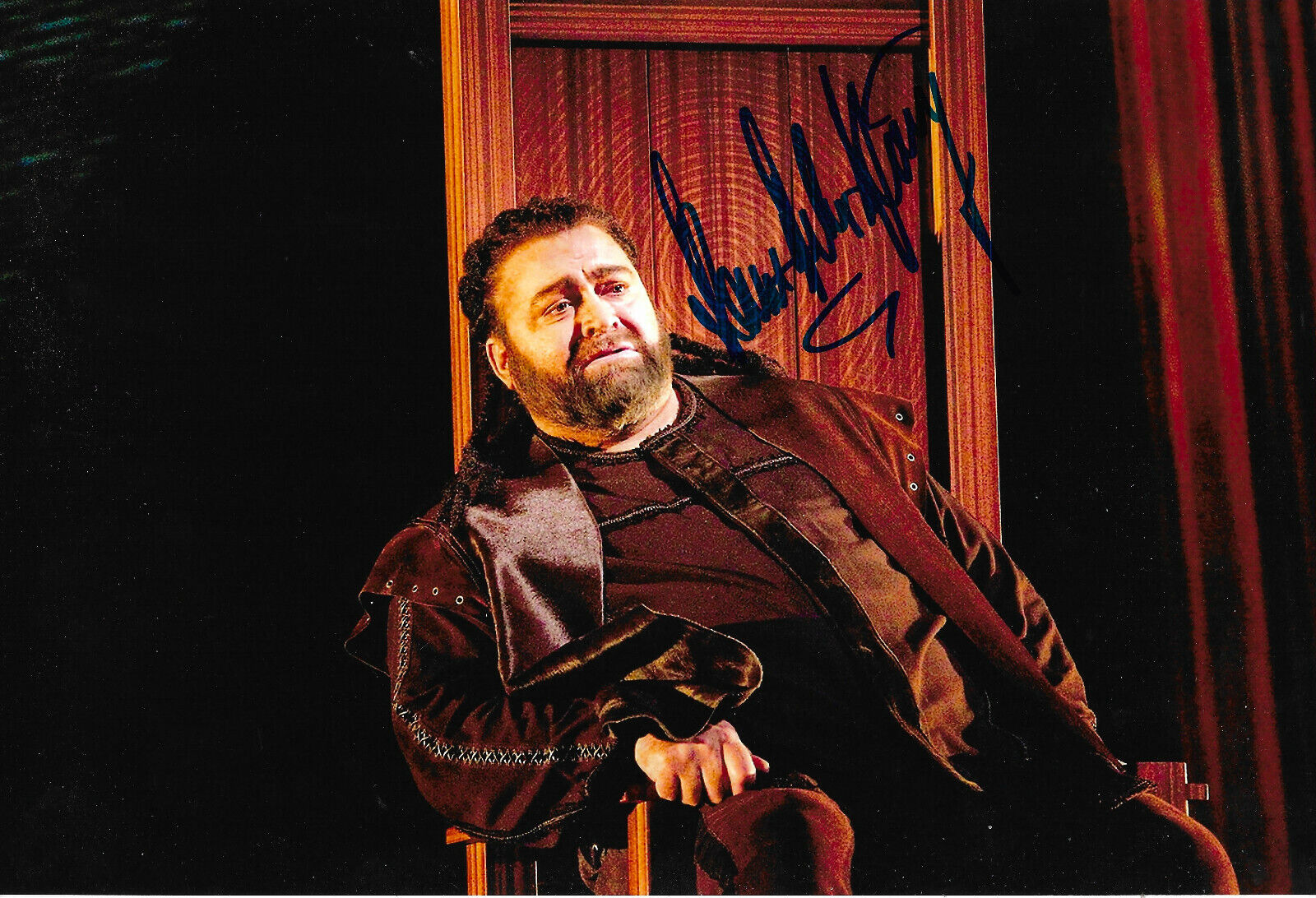 Hans-Peter K?nig Opera signed 8x12 inch Photo Poster painting autograph