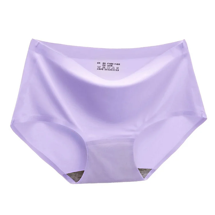 women's seamless ice silk Panties