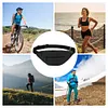 Nylon Fanny Pack Adjustable Waist Bag with Multi Pockets for Men & Women (Black)
