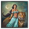 >SALE<Full Embroidery Cotton Thread 11CT Printed Princess Jasmine Cross Stitch 40x40cm