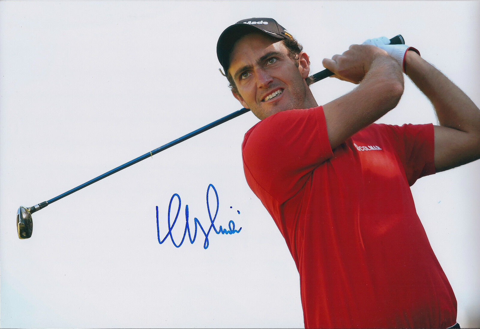 Edoardo MOLINARI SIGNED Autograph 12x8 Photo Poster painting AFTAL COA South American Tour Win