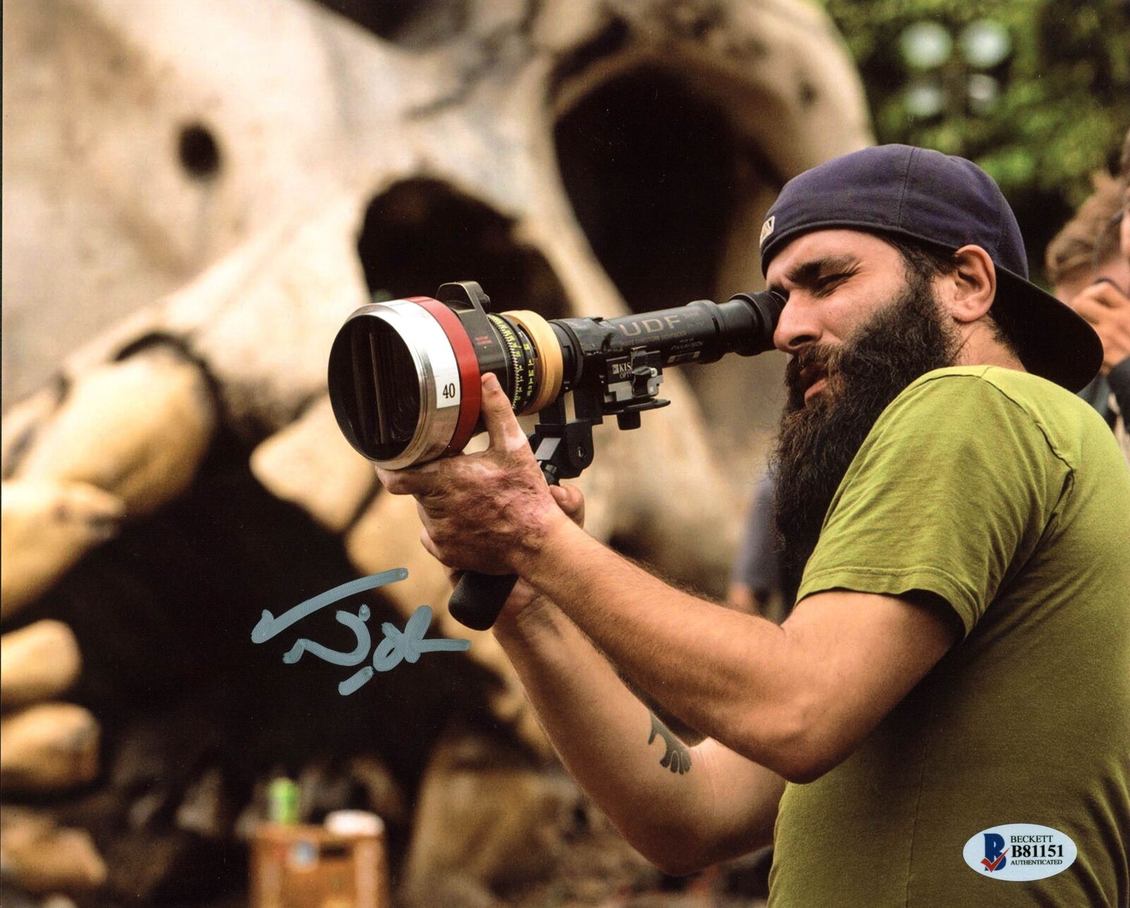 Jordan Vogt-Roberts Kong Skull Island Director Signed 8X10 Photo Poster painting BAS #B81151