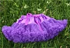Kid Baby Girls Fluffy Chiffon Solid Colors Tutu  Dance Skirt Dress