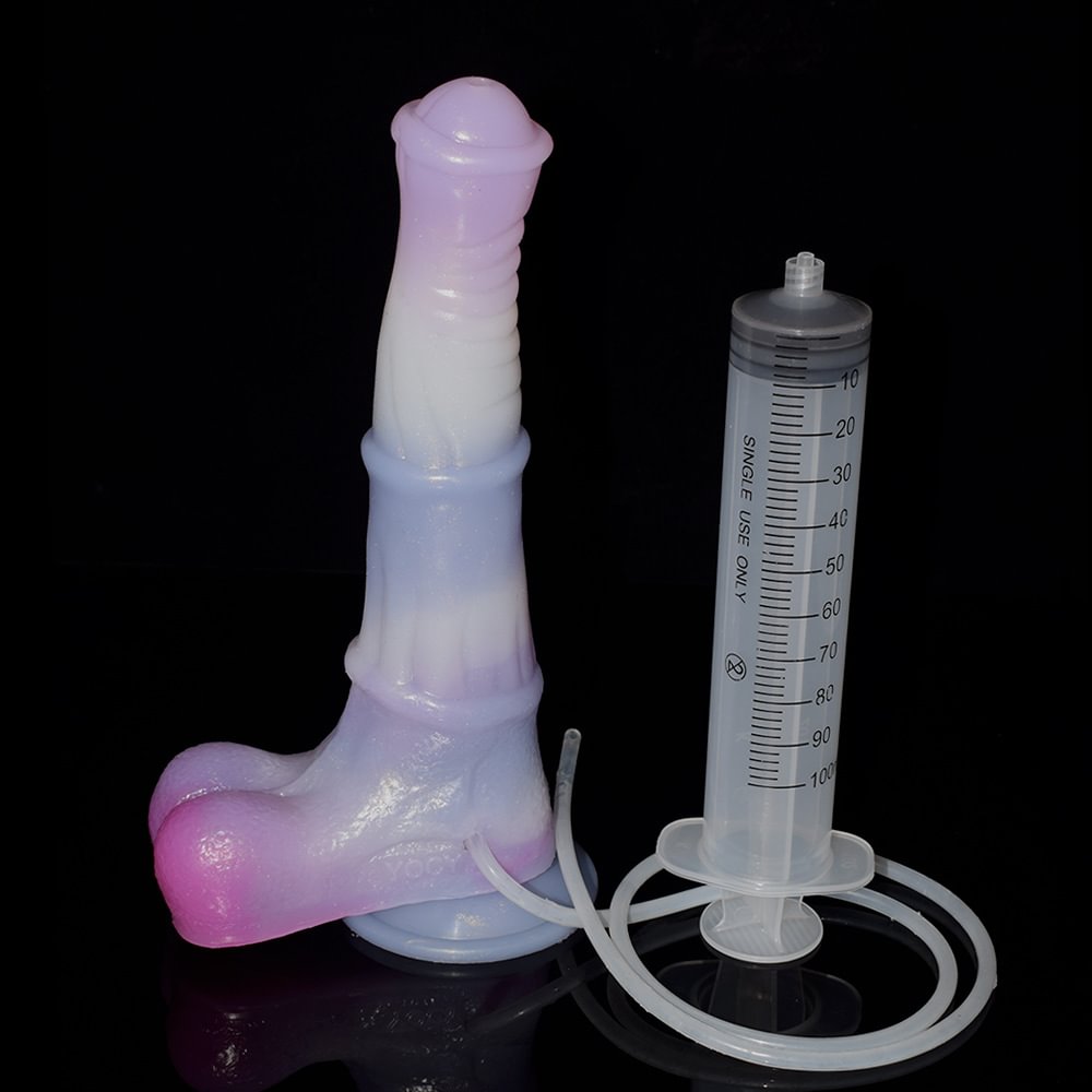 Silicone Liquid Penis Female Water Spray Masturbator