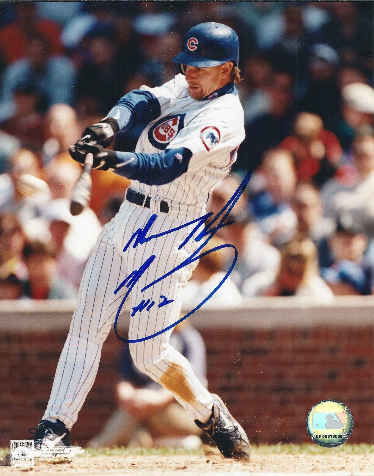 Signed 8x10 MICKEY MORANDINI Chicago Cubs Autographed Photo Poster painting - COA