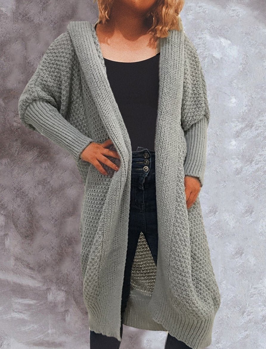 Fall/Winter Loose Bat Sleeve Knit Cardigan | EGEMISS