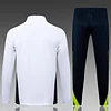 25/26 Real Madrid White Half-Zip Training Jacket Set