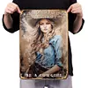 Cowboy Girl - Metal Tin Signs(8*12Inch/12*16Inch)