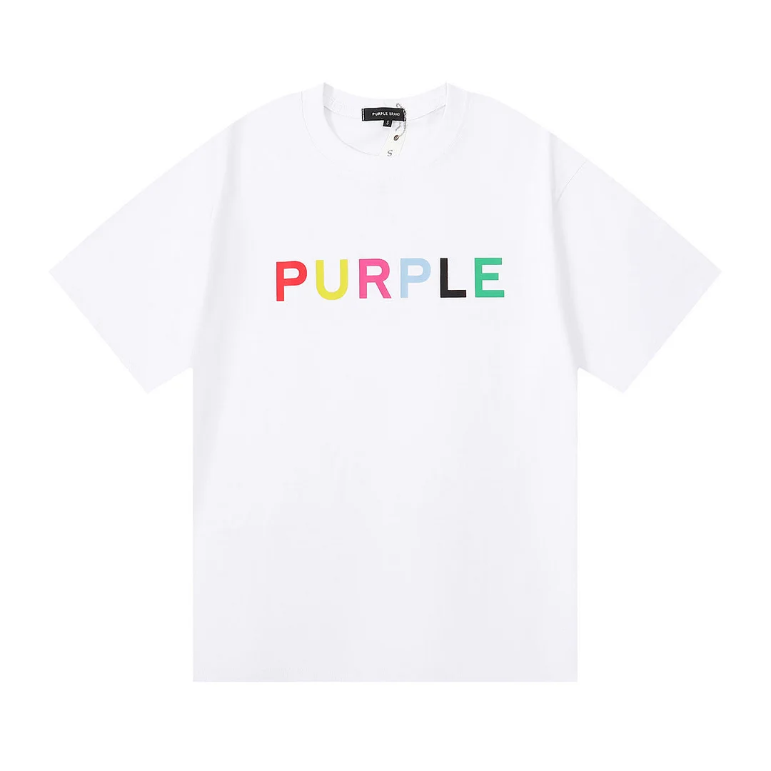 Purple 2023 new fashion T-shirt short sleeves