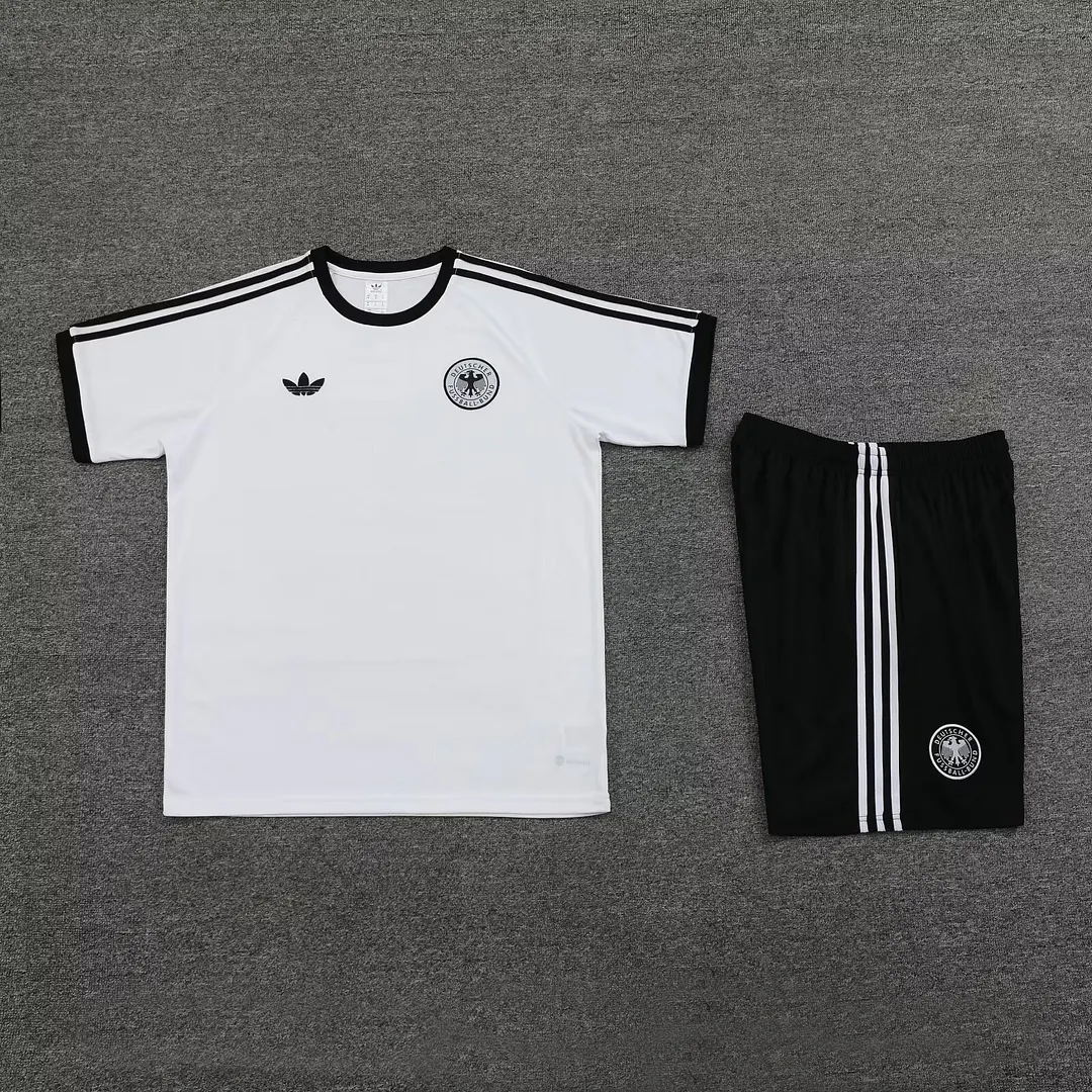 2024 Germany Training Kit White Men's Football T-Shirt Thai Quality
