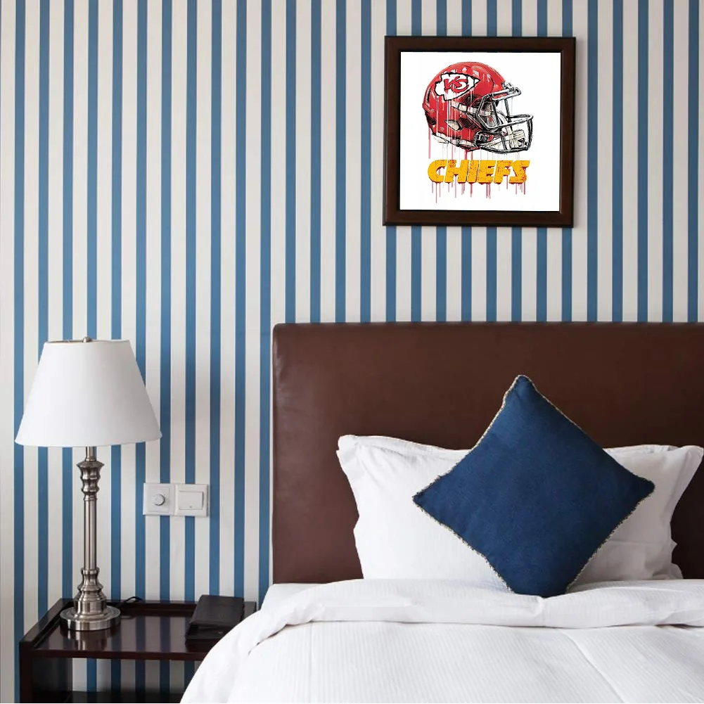 Diamond Painting - Full Round Drill - Kansas City Chiefs(30*30cm)