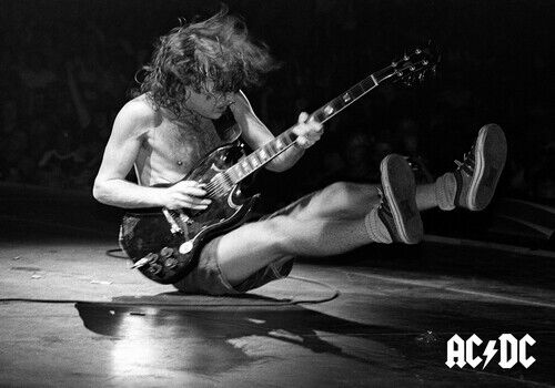 ACDC POSTER ANGUS STAGE FLOOR - HIGH GLOSS Photo Poster painting POSTERS - INSERTS FOR FRAMING