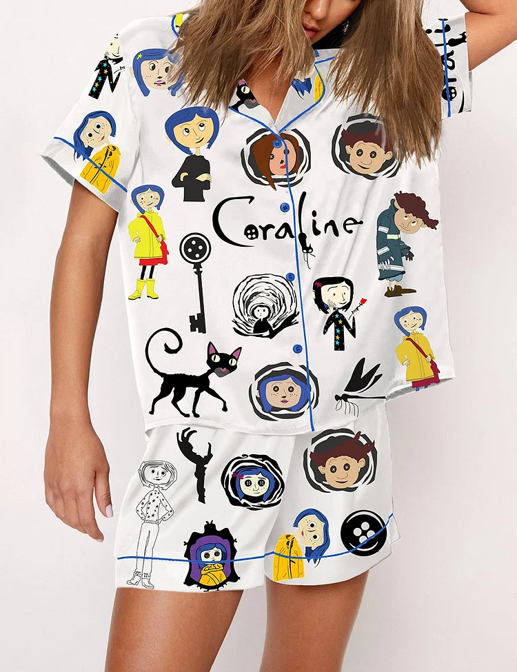Women's Coraline Print Pajama Set