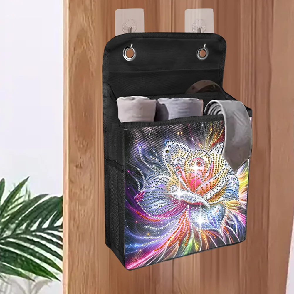 DIY Flower Diamond Painting Storage Bag Diamond Art Sundries Holder Bag
