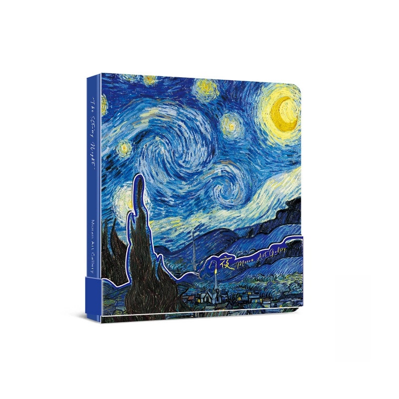 1 Piece Oil Painting Learning Graduation Paper Elegant Classical Notebook