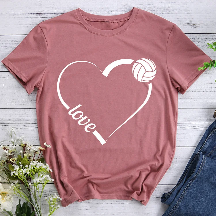 Love Volleyball  T-shirt Tee -03768-Annaletters