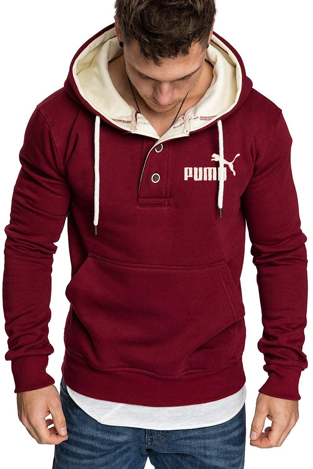 Promocje na męskie bluzy z kapturem Puma