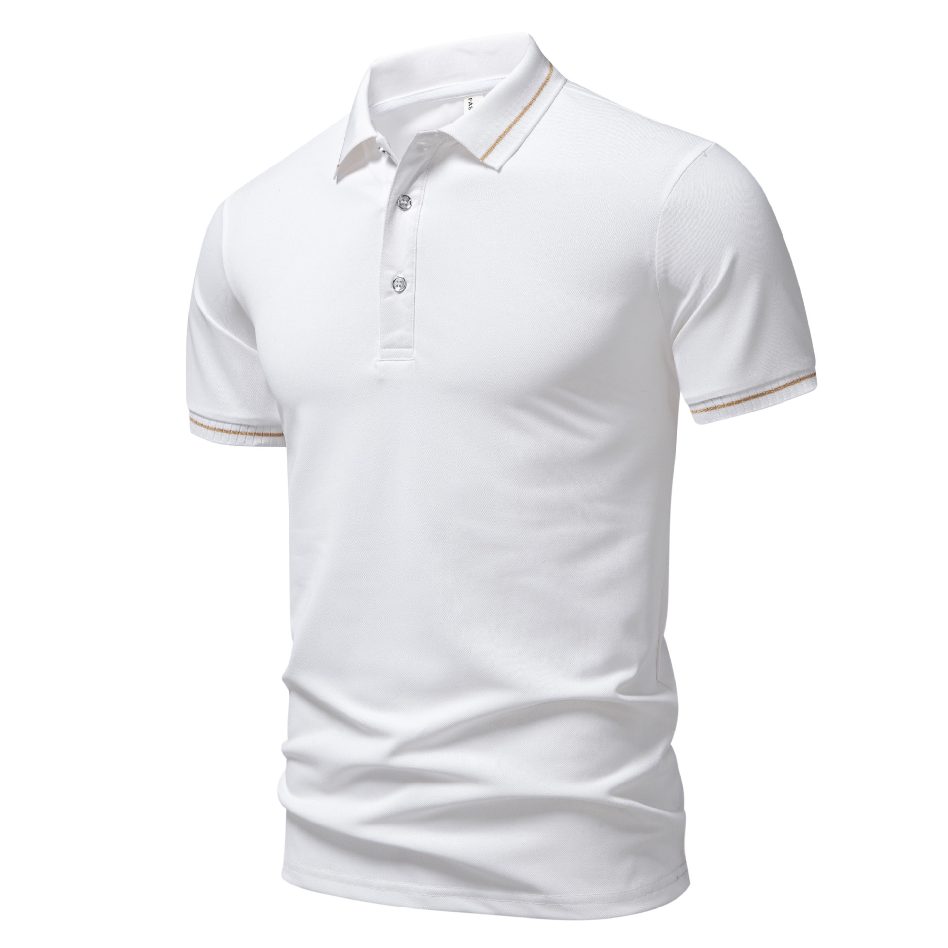 2026 Summer Ice Silk Quick-Dry Men’s Polo Shirt Set Turn-Down Collar Short Sleeve