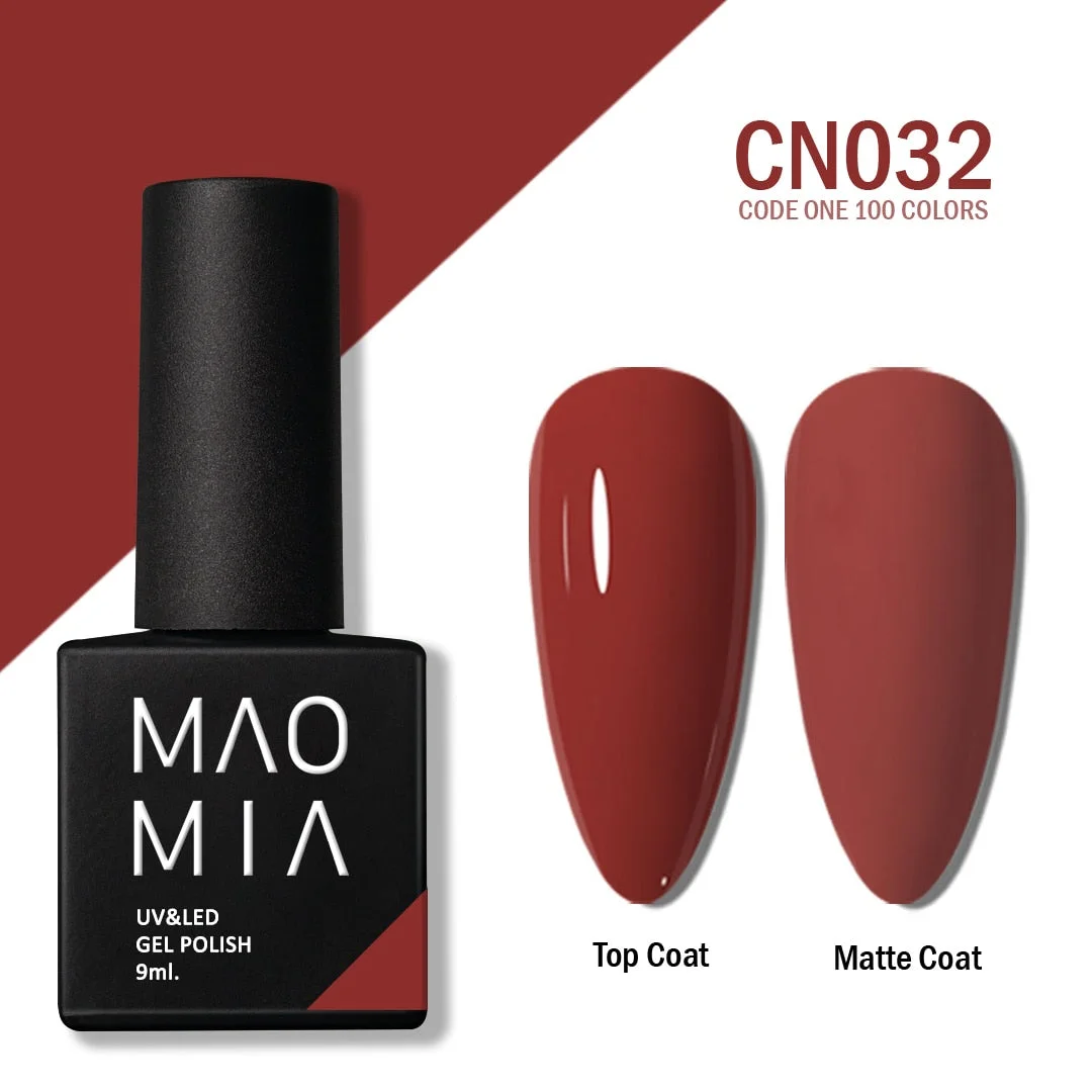 MAOMIA CODE ONE Gel Polish 100 Colors Soak Off UV/LED 9ML Professional Salon Nail Paint Semi Permanent Manicure