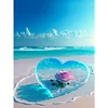 Diamond Painting-DIY Full Round Drill Love Beach