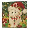DIY Special Shape Pearl Painting Art - Christmas cat
