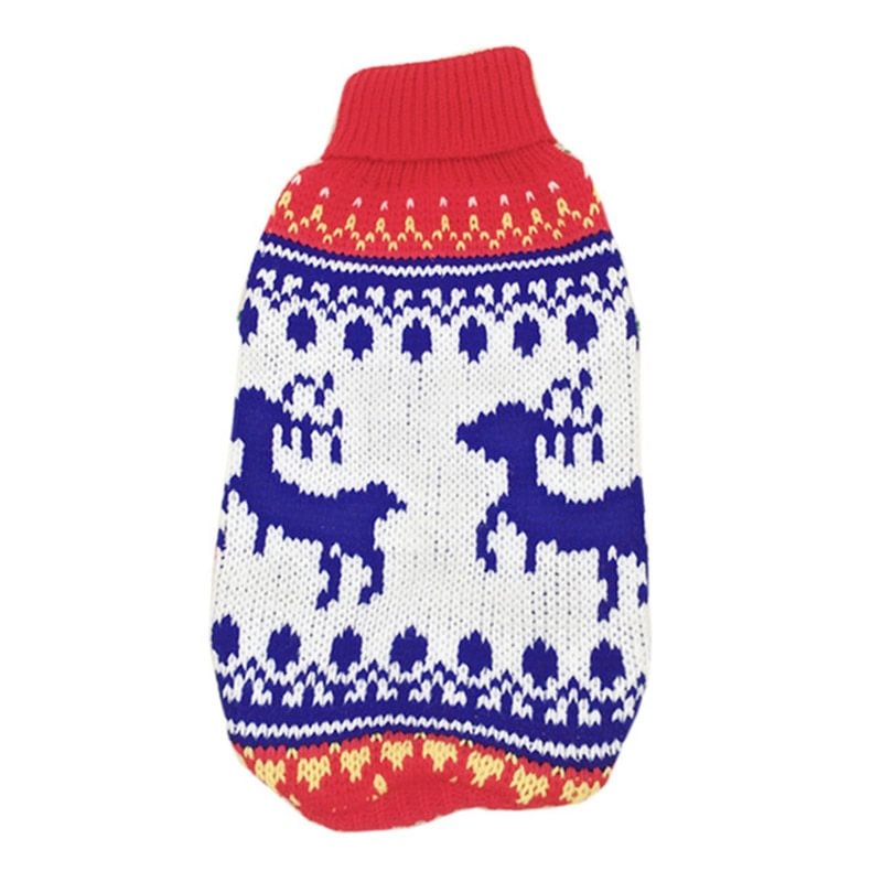 Winter Cat Dog Clothes Christmas Pet Sweater Pullover-VESSFUL