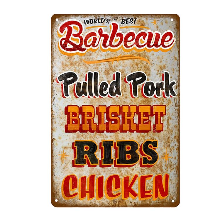 BBQ Steak House Grill Party - Vintage Tin Signs/Wooden Signs - 20*30cm/30*40cm