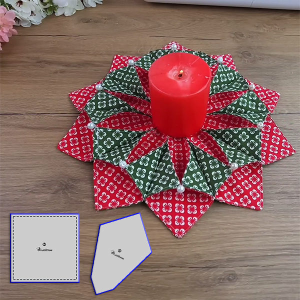 DIY Candle Holder Sewing Template & Included Tutorial