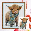 Cute Yak - 11CT Counted Cross Stitch - 40*45cm - Animal