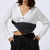 Nylon Fanny Pack Adjustable Waist Bag with Multi Pockets for Men & Women (Black)