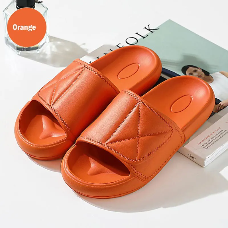 Women Indoor Floor Flat Shoes Summer Non-slip Flip Flops Bath Home Slippers Female Slipper Comfortable Mens Shoes House  Slipper