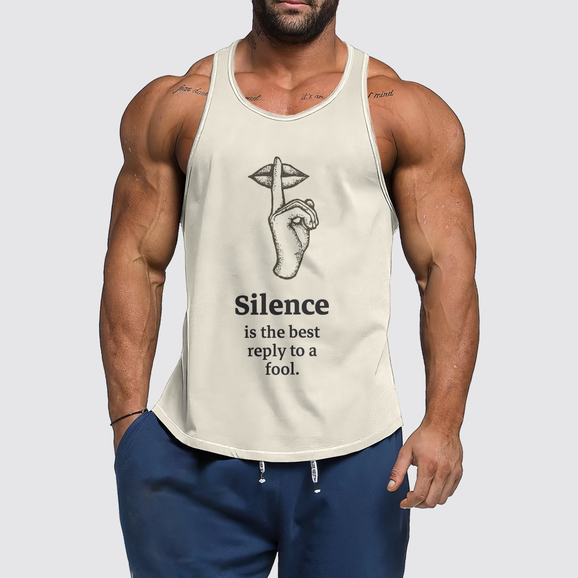 Ultimate Gym Tank Top for Men: Stay Cool and Comfy During Intense Workouts- AA06189