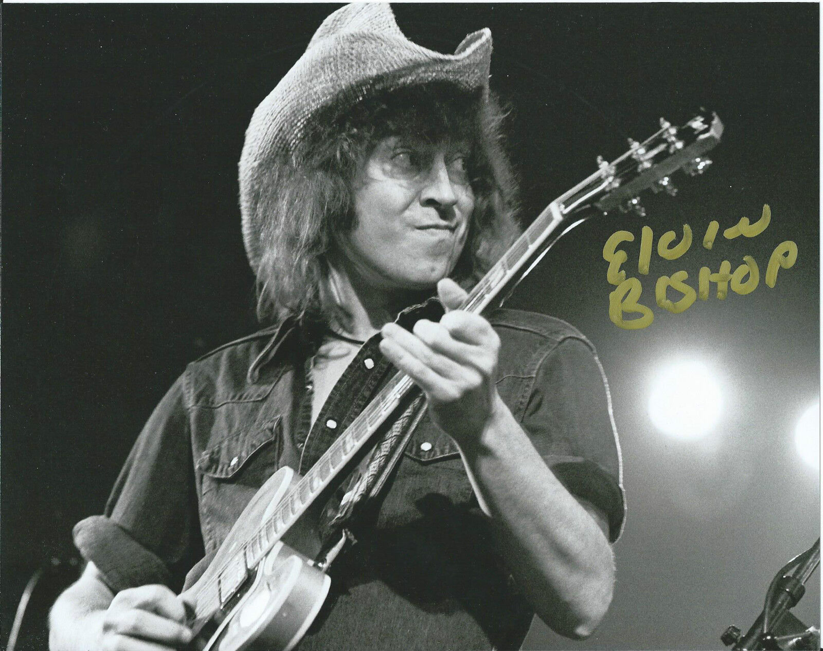 **GFA American Blues Guitarist *ELVIN BISHOP* Signed 8x10 Photo Poster painting AD5 COA**