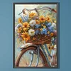 (40*60cm)Flower Bike - Full Round Drill Diamond Painting