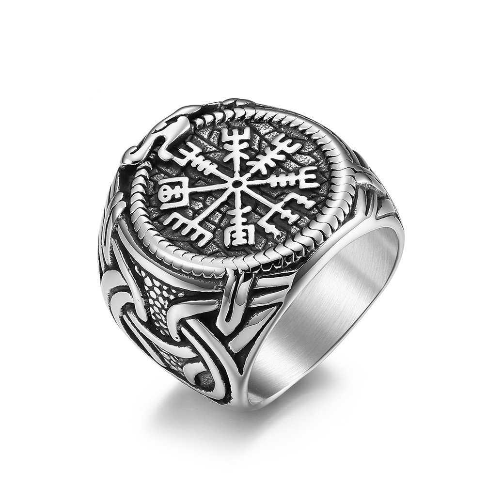 Viking Sigil Ring: Spinning Case × Nordic Hardcore Aesthetic