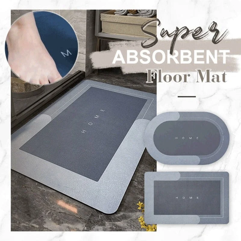 Super Absorbent Anti-slippery Floor Mat - vzzhome