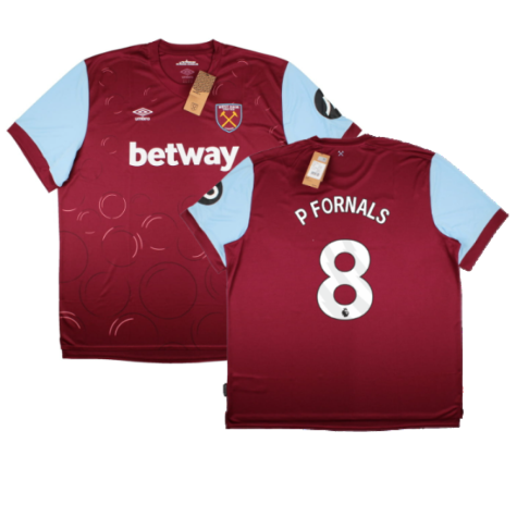 West Ham United Pablo Fornals 8 Home Shirt Kit 2023-2024